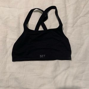 Set Active box X bra in Onyx (XS/S)